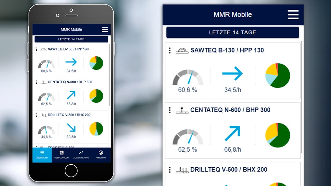 Screenshot of MMR Mobile