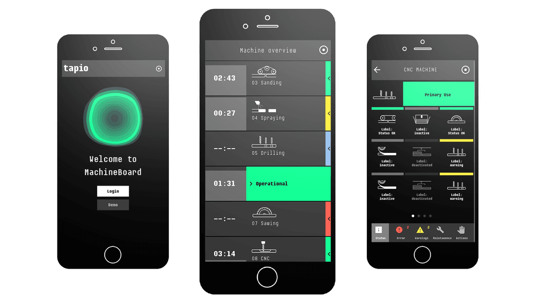 Screenshot of MachineBoard